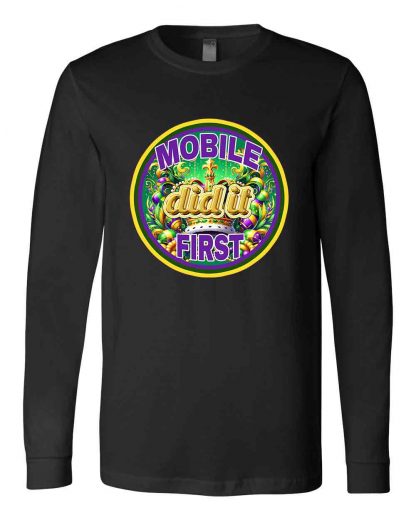Black Mardi Gras T-Shirt