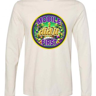 Cream Mardi Gras T-Shirt