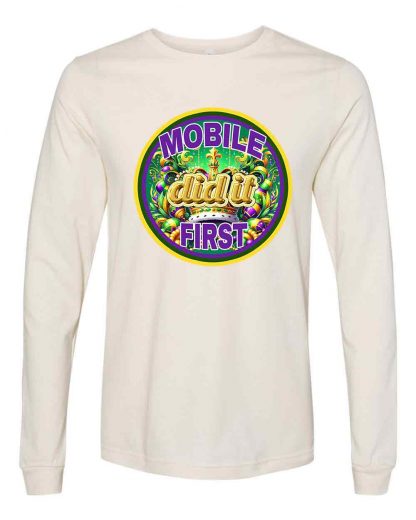 Cream Mardi Gras T-Shirt